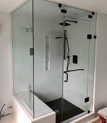 Custom Corner Shower Glass Enclosures