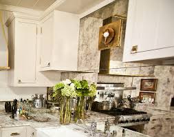 Advantages of having an antique mirror as a backsplash * the very purpose of these mirrors is to create an ambience resembling a seasoned and rustic environment. Pictures On Antique Mirror Kitchen Backsplash