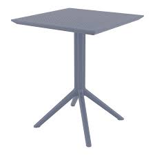 plastic foldable square table 60x60cm