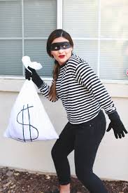bank robber halloween diy