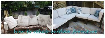 how to rehab an outdoor sectional