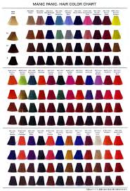Manic Panic Hair Colors Also A Good Post Chart To See How