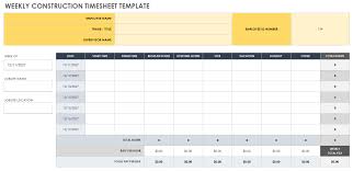 free excel timesheet templates smartsheet