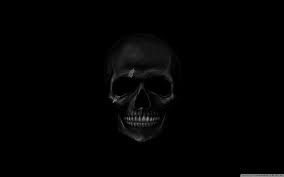 Black Skull Ultra HD Desktop Background ...