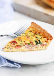 easy ham and cheese quiche i