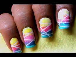 nail art designs with sponge you