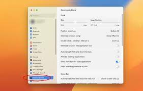 how to customize the dock in macos ventura