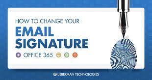 email signature in office 365