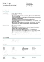 Use the executive cv template to structure & create the perfect cv. Executive Administrative Assistant Cv Example