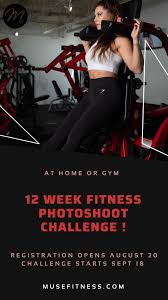 12 week fitness photoshoot challenge