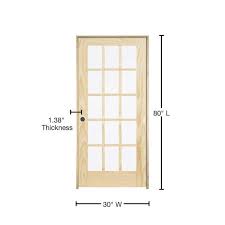 Solid Wood Single Prehung Interior Door