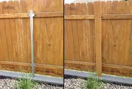 How To Cover Ugly Metal Fence Posts