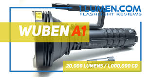 wuben a1 review high power flashlight