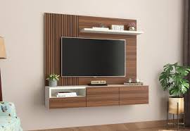 Wooden Wall Mount Tv Unit Designing Service