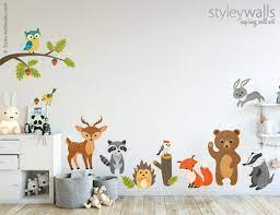 Woodland Animals Wall Decal Forest
