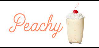 peach milkshake no longer available