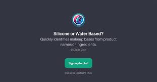 water based makeup identification