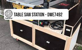 how to build a table saw stand with an