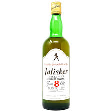 Talisker 8 Year Old Single Malt Whisky - Rare 1960s Edition