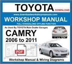 toyota camry work service repair manual