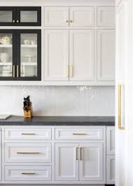 Why shaker style kitchen cabinets is a top choice: Black Knobs And Pulls For White Kitchen Cabinets Cabinet Chasseur