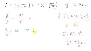 Asymptotes Y 10x Equation