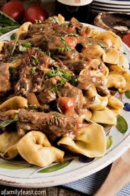 braised beef and tortelloni a family