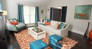 orange and teal bedroom ideas design