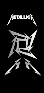 metallica metal logo star