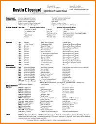 Musical Theater Resume Template Headshot Examples Acting Sample