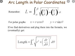 Arc Length In Polar Coordinates Dx