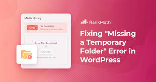 fix missing a temporary folder error