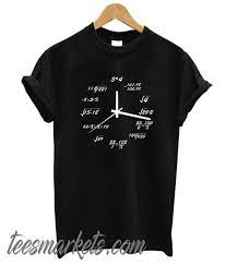 Math Formula Clock New T Shirt Cool T