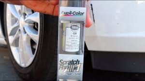 Fix Scratches On You Car With Dupli Color All In 1 Scratch Fix Prep Paint Clear