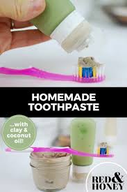 diy toothpaste with clay no baking soda
