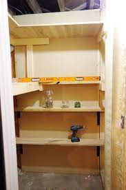 Closet Shelves Custom In Our Basement
