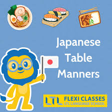 anese table manners taboos