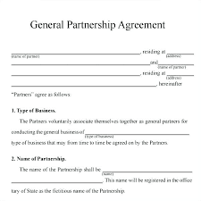 Salaried Partnership Agreement Template Sample Business Form