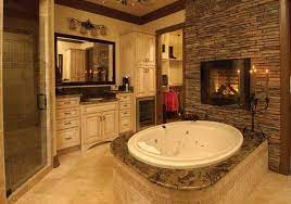 Master Bathrooms With Fireplaces