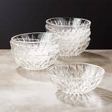 Daphne Glass Appetizer Bowls Set Of 8