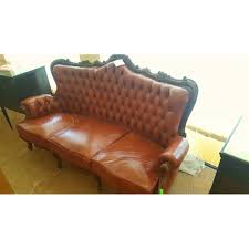 Продавам кожен диван и два кожени фотьойла. Antikvaren Kozhen Divan D060