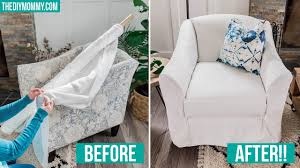 how to make diy slipcovers for chairs