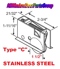 Old Pella Sliding Patio Door Roller