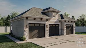 Dream garage with apartment house plans & designs for 2021. Mediterranean Style Garage Plan Ackerman