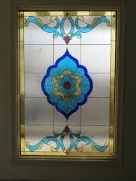 Polished Wood Multicolor Stained Glass