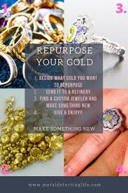 repurpose gold jewelry in 4 steps