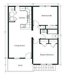 2 Bedroom Bungalow Floor Plan