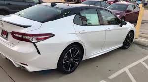 Wheels, camry hybrid proves it doesn't sacrifice style. 2018 Toyota Camry Xsc V6 Pano Roof With Cockpit Red Interior At Toyota Of Plano Youtube
