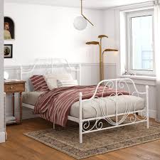 dhp ivorie metal bed queen size frame