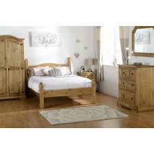 Darker virgin forest such as stained desiccate, mahogany. Corona Distressed Waxed Pine Bedroom Furniture Trio Wilko